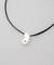 PHILIPPE AUDIBERT／Siya cord necklace シルバー