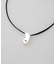 PHILIPPE AUDIBERT／Siya cord necklace シルバー