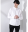 ｢N shirt｣Anti Soaked(R) 汗染み防止ホリゾンタルカラーシャツ長袖