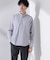 ｢N shirt｣Anti Soaked(R) 汗染み防止ホリゾンタルカラーシャツ長袖