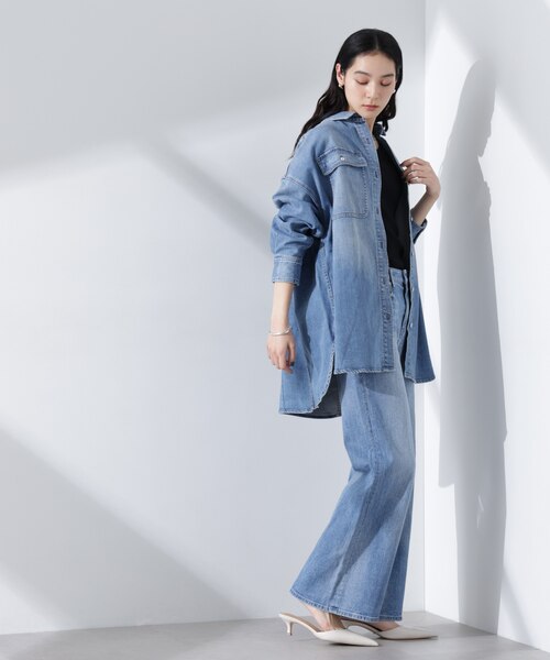 Healthy Denim Almond ヘルシーデニム デニムシャツ B:MING LIFE STORE by BEAMS｜Healthy DENIM / Almond オーバー