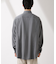 カットオフワイドドレープシャツ 長袖