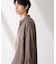 カットオフワイドドレープシャツ 長袖