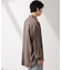 カットオフワイドドレープシャツ 長袖