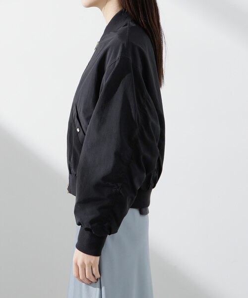 撥水ナイロンリブブルゾン｜ナノ・ユニバースの通販｜&mall（アンド