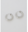 クリアフープピアス