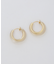 クリアフープピアス