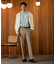 「N TROUSERS PREMIUM」強撚ピケストレッチパンツ(セットアップ可)