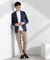 「N TROUSERS PREMIUM」強撚ピケストレッチパンツ(セットアップ可)
