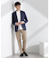 「N TROUSERS PREMIUM」強撚ピケストレッチパンツ(セットアップ可)