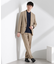 「N TROUSERS PREMIUM」強撚ピケストレッチパンツ(セットアップ可)