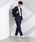 「N TROUSERS PREMIUM」強撚ピケストレッチパンツ(セットアップ可)