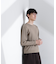 CICAドライタッチ リブクルーネックニット