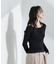 ホルターネックキャミ付きリブトップス