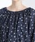 フラワープリントギャザーバルーンブラウス