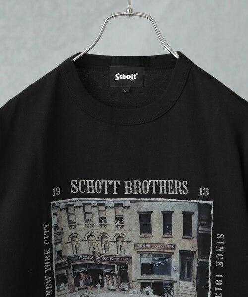 SCHOTT/別注 ’PHOTO’ S/S TEE Schott／別注 