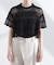ODAKHA／crazy lace short knit