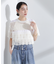 ODAKHA／crazy lace short knit