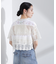ODAKHA／crazy lace short knit