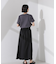 カットジョーゼットフレアスカート（セットアップ可）