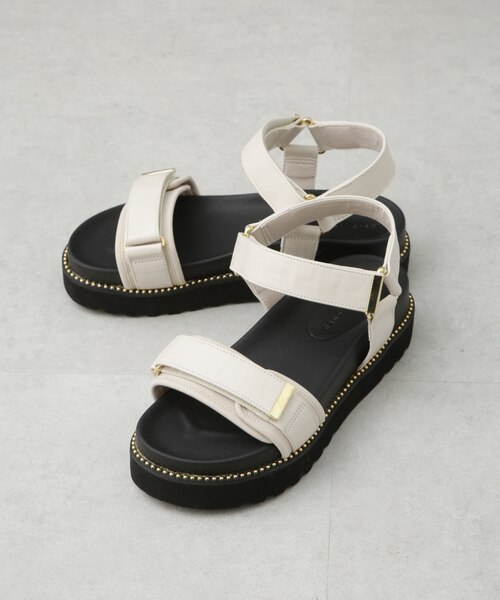 ベルトプラットフォームサンダル｜ナノ・ユニバースの通販｜&mall