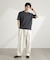 ダブルスムースクルーネックBIGTシャツ 半袖