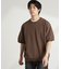ブークレクルーネックニット 半袖
