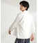 WEB限定／リネンライク開襟シャツ 長袖