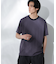 Anti Soaked(R)  汗染み防止 ボーダーミドルシルエットTシャツ