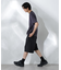 Anti Soaked(R)  汗染み防止 ボーダーミドルシルエットTシャツ