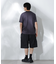 Anti Soaked(R)  汗染み防止 ボーダーミドルシルエットTシャツ