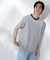 Anti Soaked(R)  汗染み防止 ボーダーミドルシルエットTシャツ