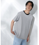 Anti Soaked(R)  汗染み防止 ボーダーミドルシルエットTシャツ