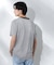 Anti Soaked(R)  汗染み防止 ボーダーミドルシルエットTシャツ