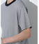 Anti Soaked(R)  汗染み防止 ボーダーミドルシルエットTシャツ