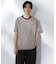 Anti Soaked(R)  汗染み防止 ボーダーミドルシルエットTシャツ