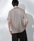 Anti Soaked(R)  汗染み防止 ボーダーミドルシルエットTシャツ