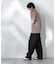 Anti Soaked(R)  汗染み防止 ボーダーミドルシルエットTシャツ
