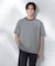 Anti Soaked(R)  汗染み防止 ボーダーミドルシルエットTシャツ