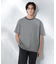 Anti Soaked(R)  汗染み防止 ボーダーミドルシルエットTシャツ
