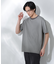 Anti Soaked(R)  汗染み防止 ボーダーミドルシルエットTシャツ