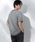 Anti Soaked(R)  汗染み防止 ボーダーミドルシルエットTシャツ