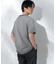 Anti Soaked(R)  汗染み防止 ボーダーミドルシルエットTシャツ