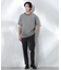 Anti Soaked(R)  汗染み防止 ボーダーミドルシルエットTシャツ