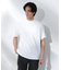 Anti Soaked(R)  汗染み防止 モックネックレギュラーシルエットTシャツ