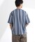ストライプジャガードTシャツ 半袖