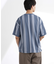 ストライプジャガードTシャツ 半袖