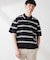 ミラノリブボーダーニットポロ