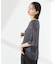 楊柳チェックシアーカットTシャツ