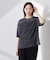 楊柳チェックシアーカットTシャツ